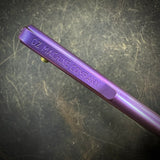 Yellow to Purple Fade Anodized "Long John" Titanium Pen