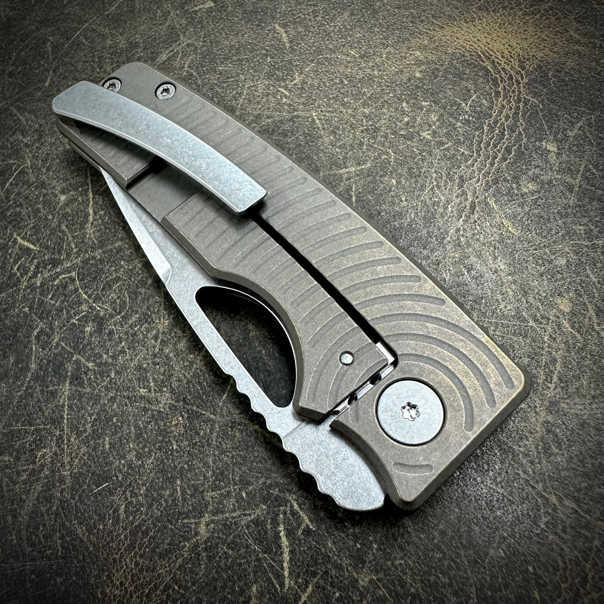 Standard Size Roosevelt - Radial milled scales, S45VN Blade – OZ