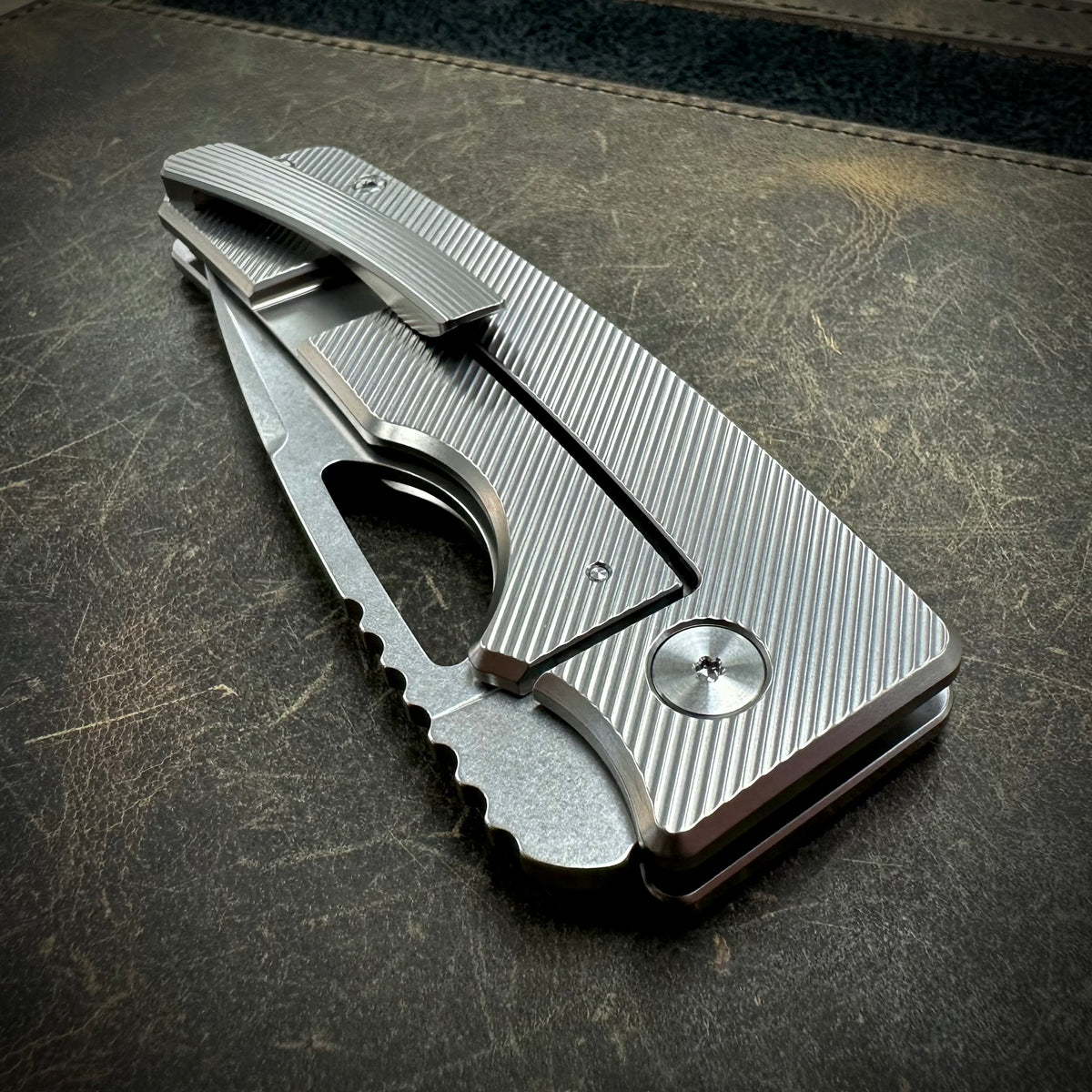 Roosevelt XL - Angle Milled Scales, XHP Blade – OZ Machine Company
