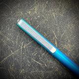 OZ "Long John" Titanium Pen, Fade Anodized with Stonewashed Accents