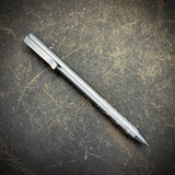 OZ "Little John" Titanium Pen, Satin Body with OZ Logo Grip