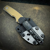 Roosevelt Fixed Blade - Stonewashed MagnaCut Blade, Coyote Brown G10 Scales