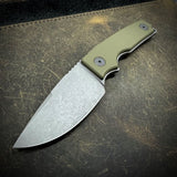 Roosevelt Fixed Blade - MagnaCut Blade, OD Green G10 Scales