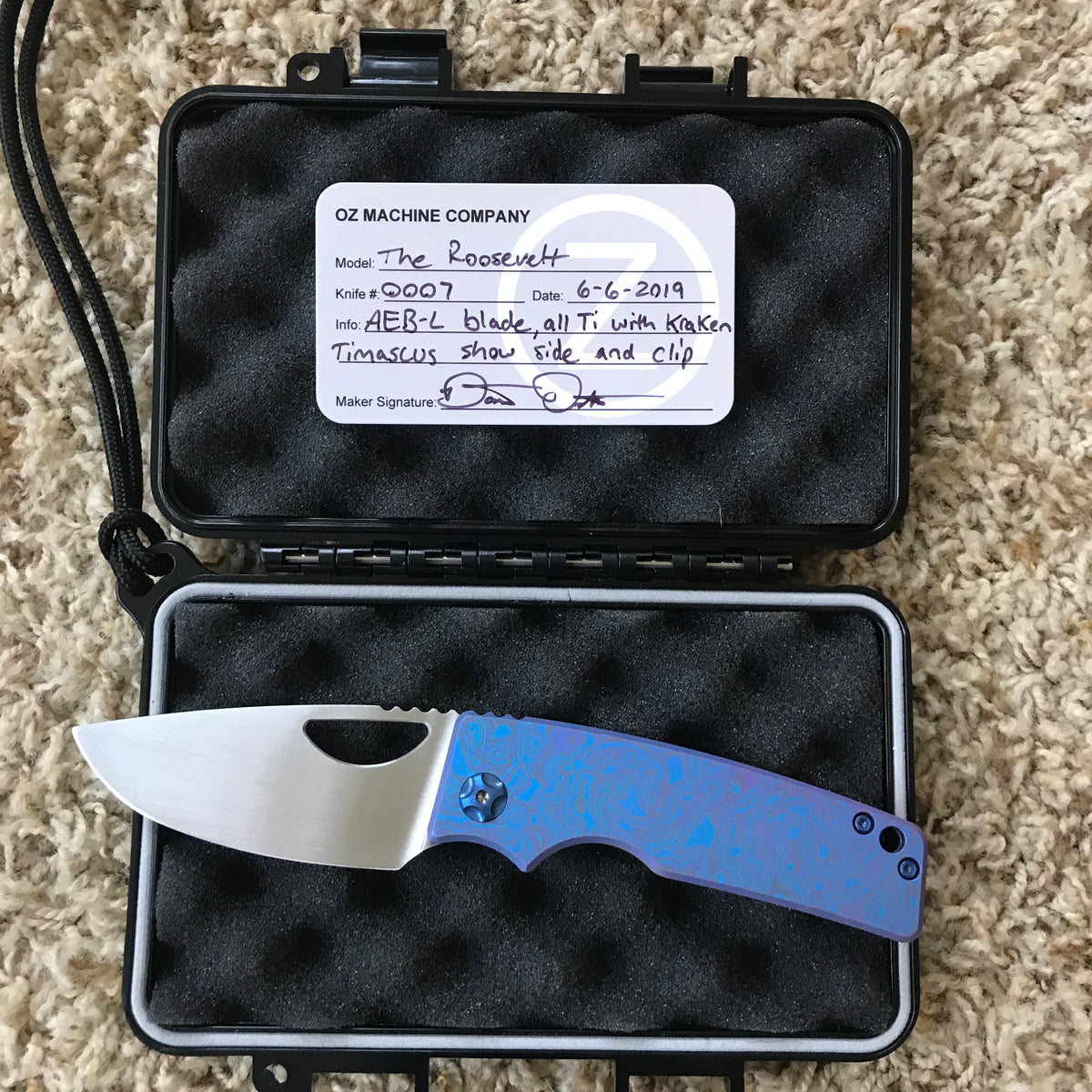 Roosevelt #0007 – OZ Machine Company