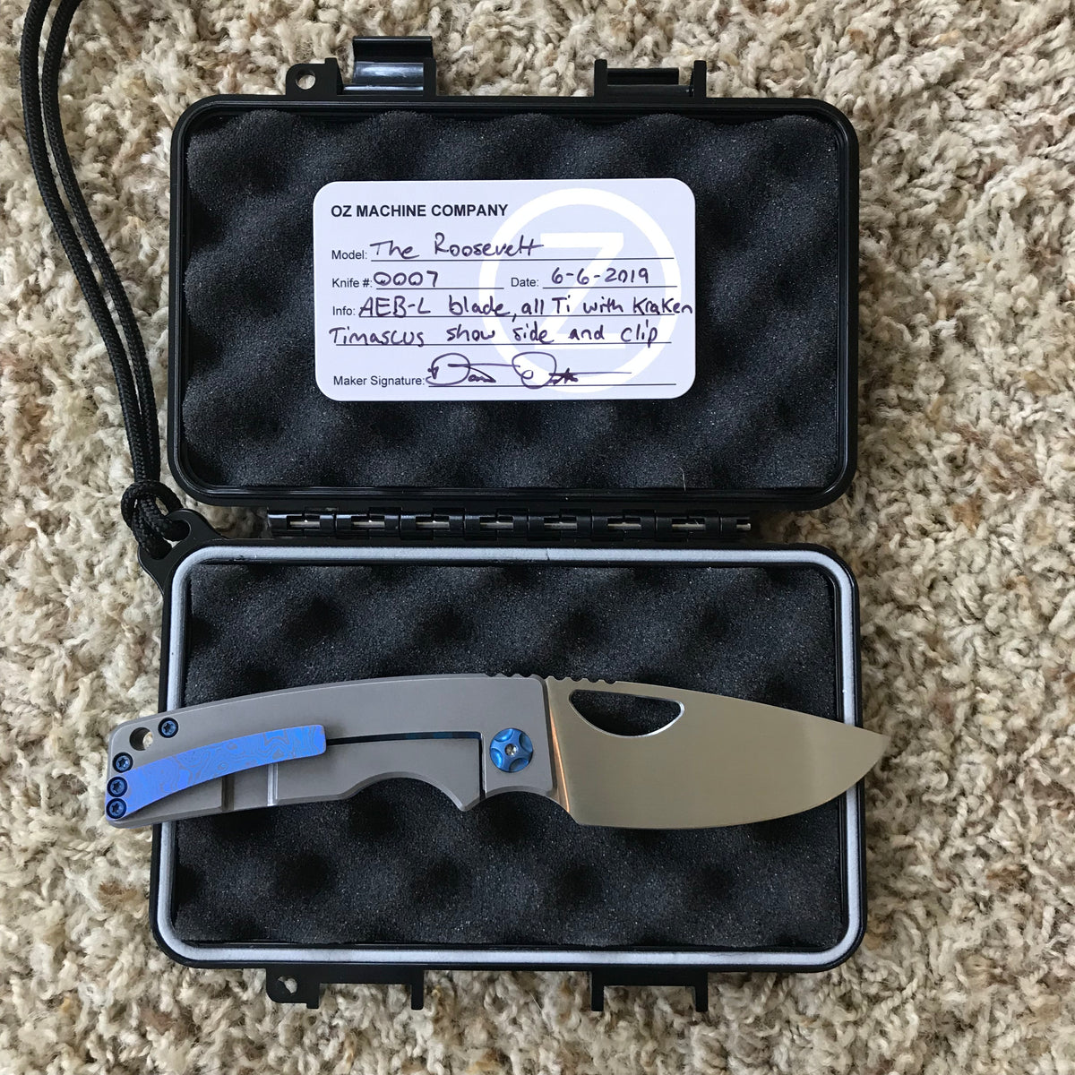 Roosevelt #0007 – OZ Machine Company