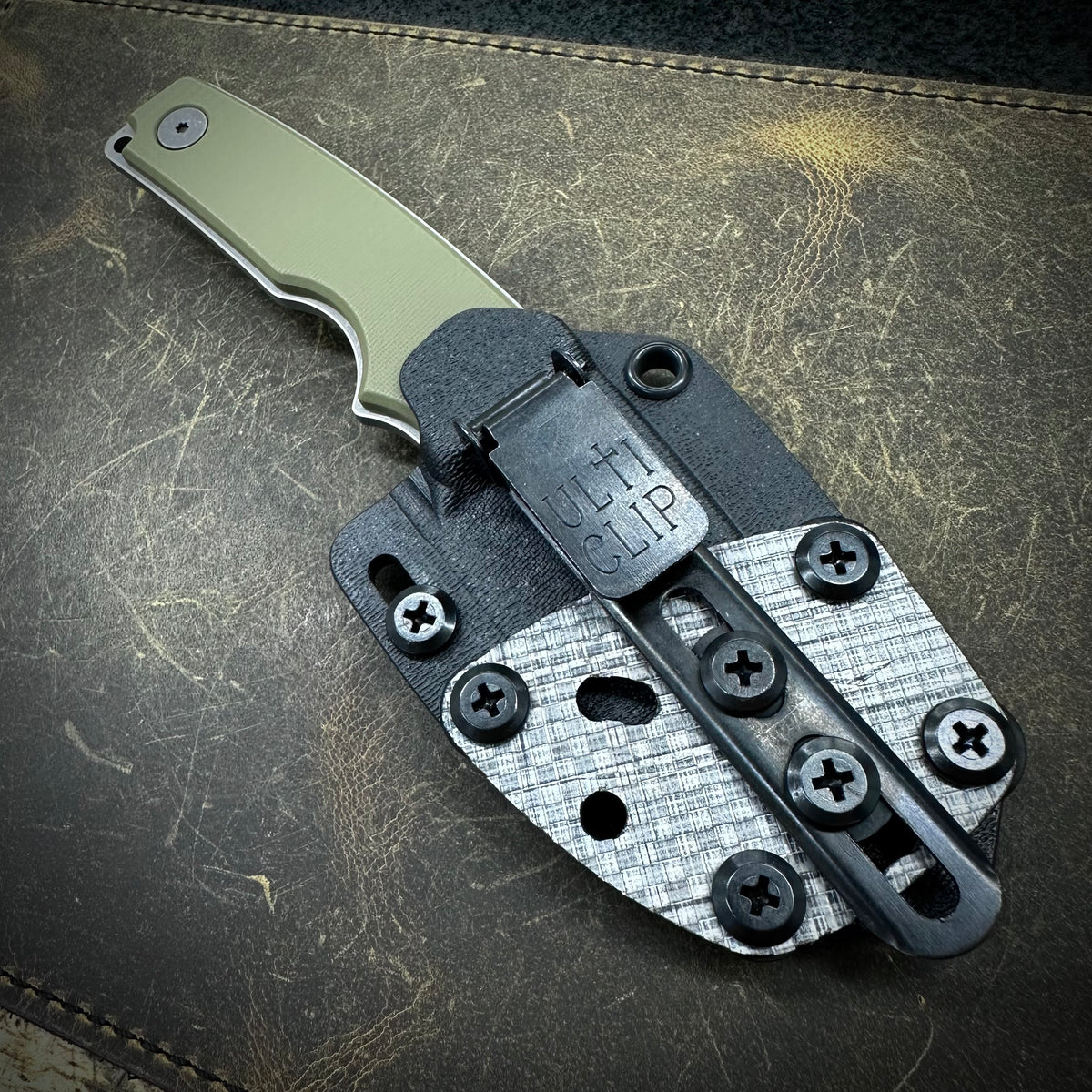 Roosevelt Fixed Blade - MagnaCut Blade, OD Green G10 Scales – OZ ...