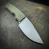Roosevelt Fixed Blade - MagnaCut Blade, OD Green G10 Scales