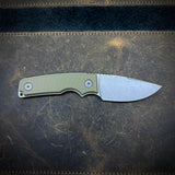 Roosevelt Fixed Blade - MagnaCut Blade, OD Green G10 Scales