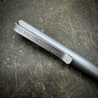 Grey Washed "Long John" Titanium Pen