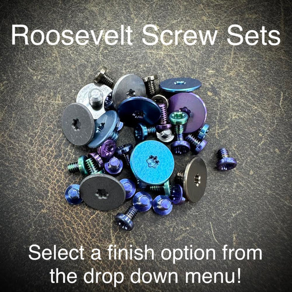 OZ Roosevelt Screw Sets - Please select a finish option from the drop-down menu, not from the photo gallery.