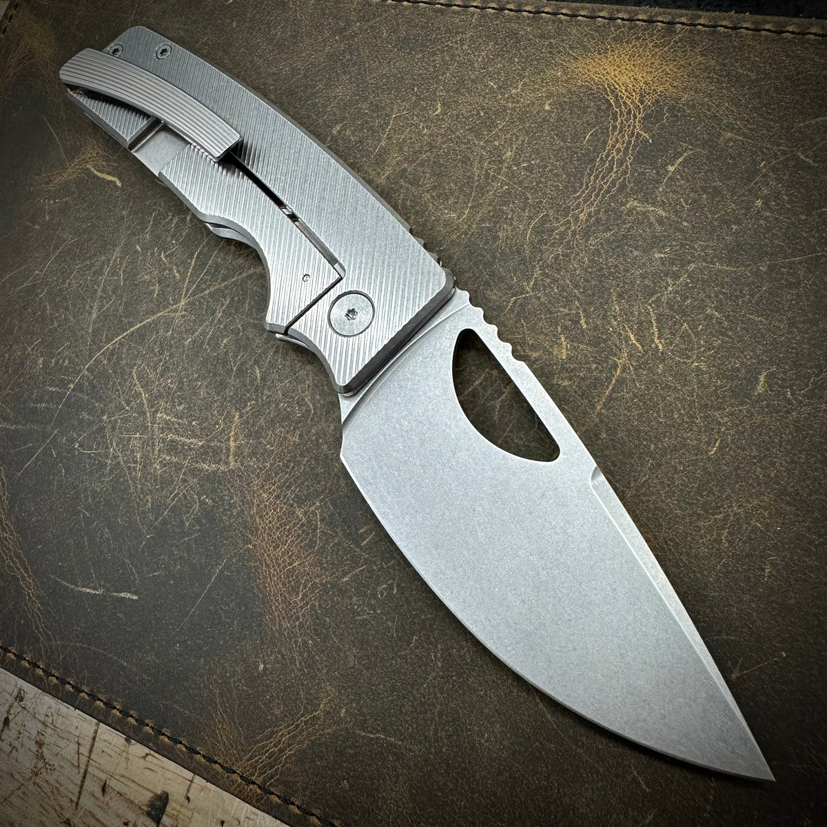 XL Roosevelt - Stonewashed - MagnaCut Blade – OZ Machine Company