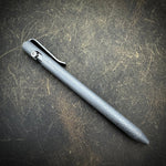 Dark Stonewashed "Little John" Titanium Pen