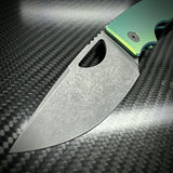 XL Roosevelt - Green - Dark Stonewashed MagnaCut Blade