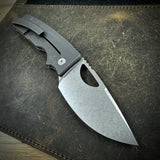 Roosevelt XL - Zig Zag Milling, XHP Blade, Dark Stonewashed Clip & Backspacer