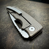 Standard Size Roosevelt - Radial milled scales, S45VN Blade