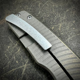 Standard Size Roosevelt - Radial milled scales, S45VN Blade