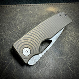 Standard Size Roosevelt - Radial milled scales, S45VN Blade