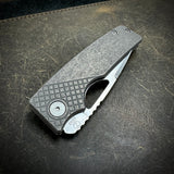 Standard Size Roosevelt - Crosshatch milled scales, S45VN Blade