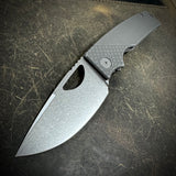 Standard Size Roosevelt - Crosshatch milled scales, S45VN Blade