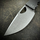 Standard Size Roosevelt - Crosshatch milled scales, S45VN Blade