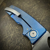 Standard Size Roosevelt - Angle milled scales, S45VN Blade