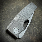 Standard Size Roosevelt - Radial Frag milled scales, S45VN Blade