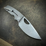 Standard Size Roosevelt - Radial Frag milled scales, S45VN Blade