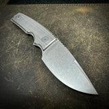 Roosevelt Fixed Blade - XHP Blade, Stonewashed Titanium Scales