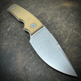 Roosevelt Fixed Blade - XHP Blade, Coyote Brown G10 Scales