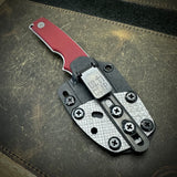 Roosevelt Fixed Blade - XHP Blade, Red G10 Scales