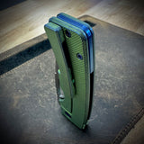 Roosevelt XL - Angle Milled Scales, MagnaCut Blade, Dual Ano