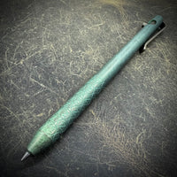 Green & Bronze Double Anodized "Long John" Titanium Pen