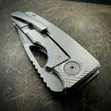 Standard Size Roosevelt - Angled Milling, Dark Stonewashed MagnaCut Blade