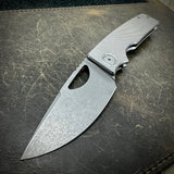Standard Size Roosevelt - Angled Milling, Dark Stonewashed MagnaCut Blade