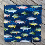 Flannel OZ Machine Company Hank. Lake Fish/Blue