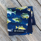 Flannel OZ Machine Company Hank. Lake Fish/Blue