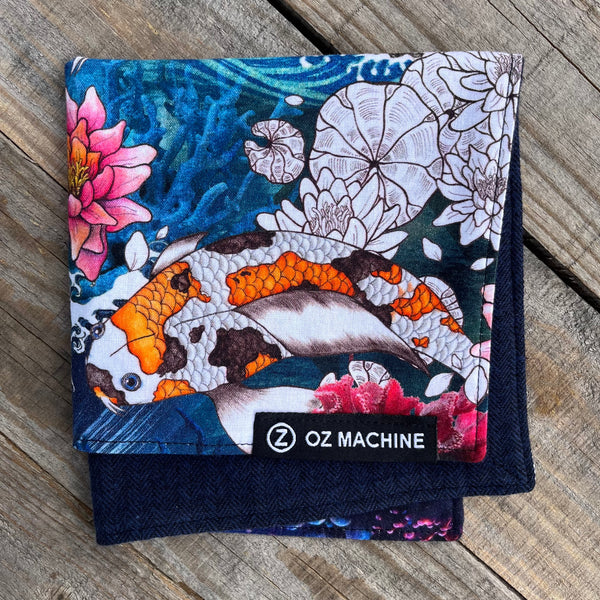 Flannel OZ Machine Company Hank. Koi/Blue