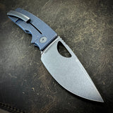 Standard Size Roosevelt - Smooth Scales (distressed blue anodizing), MagnaCut Blade