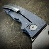 Standard Size Roosevelt - Smooth Scales (distressed blue anodizing), MagnaCut Blade