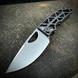 Standard Size Roosevelt - Skeleton Milling, ZircuTi Clip & Backspacer, MagnaCut Blade