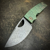 Standard Size Roosevelt - Green x Bronze Anodizing, MAG milled scales, MagnaCut Blade