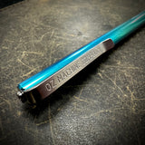 "Long John" Titanium Pen, Diamond Pattern Laser Grip, Fade Ano