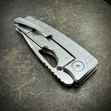 Standard Size Roosevelt - MAG Milled Scales, Stonewashed S45VN Blade