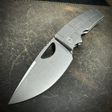 Standard Size Roosevelt - MAG Milled Scales, Stonewashed S45VN Blade