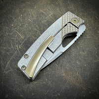 Standard Size Roosevelt - Vanax Blade, Crosshatch Milling