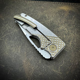 Standard Size Roosevelt - Vanax Blade, Crosshatch Milling