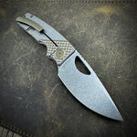Standard Size Roosevelt - Vanax Blade, Crosshatch Milling