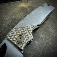 Standard Size Roosevelt - Vanax Blade, Crosshatch Milling