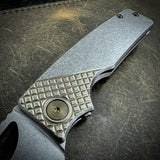 Standard Size Roosevelt - Vanax Blade, Crosshatch Milling