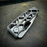 Standard Size Roosevelt - Skeleton Milled Scales, Vanax Blade